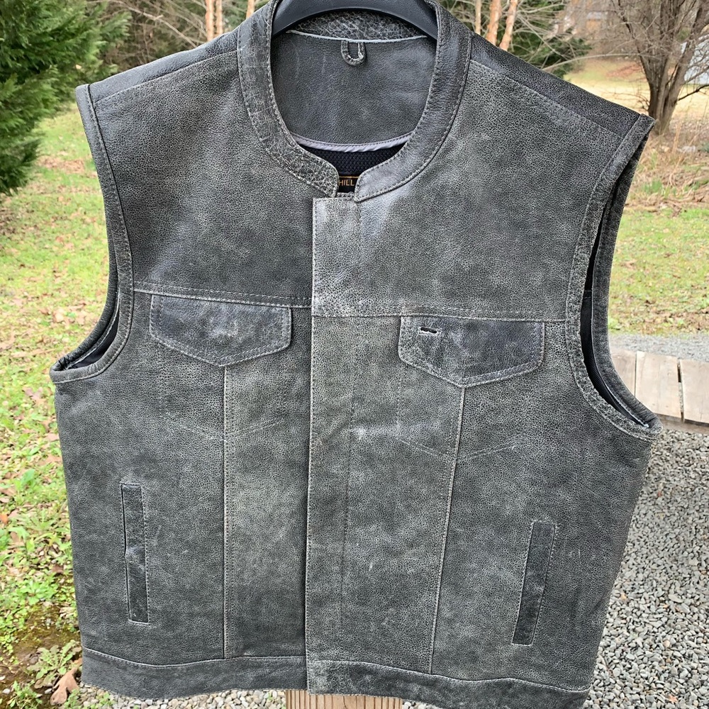 Men’s Tombstone Gray Club Vest, Conceal Carry